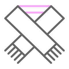 Scaf Vector Line Lt Pink Grey Icon Design