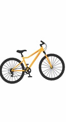 Fototapeta premium silhouette of a bicycle