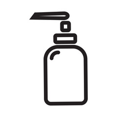 bottle spray icon vector