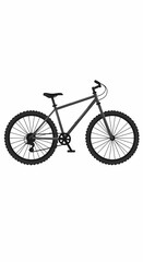 Fototapeta premium bicycle isolated on white background