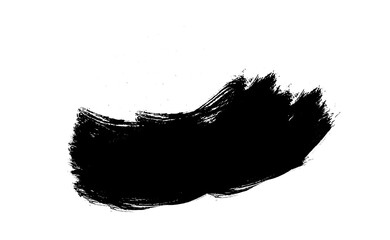 Abstract brush stock isolated on transparent PNG file