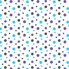 color splash polka dot seamless background