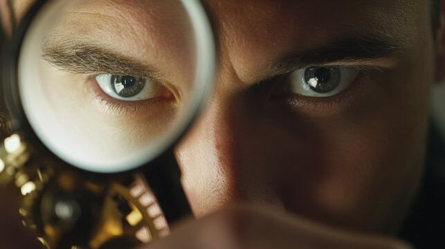 Clockmaker restoring antique watch gears with delicate precision. Featuring history and skill