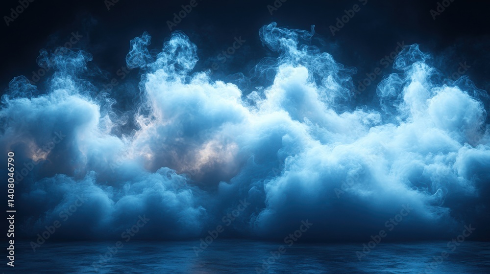 Poster realistic dry ice smoke clouds fog overlay perfect for compositing into your shots simply drop it in