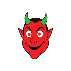 cartoon red devil