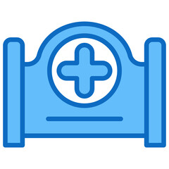 Fototapeta premium Hospital Building Icon