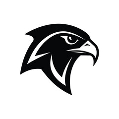 eagle logo design head vector illustration