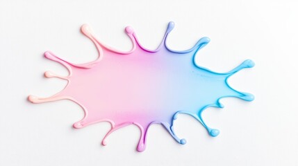 Fototapeta premium Splash Dynamic watercolor splash with blended shades, offering a soft and artistic look.