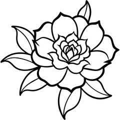 Minimal Soulful Floral Collection Vector on White Background