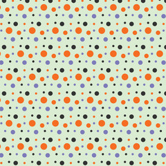 colorful blend polka dot seamless pattern