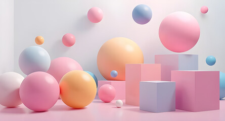 Modern 3D Abstract Design with Gloss Finish