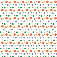 Multicolor Dot Polka dot Seamless Pattern  design