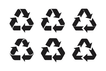 zero waste symbol vector art silhouette