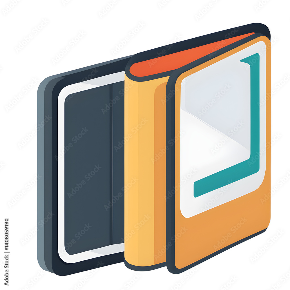 Aufkleber modern design icon of a wallet symbolizing finance isolated on a empty plain background