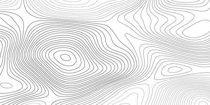 Abstract elevations topographic textures geometric terrain sharp topographic angles black and white wavy topography map background.