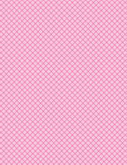 Soft pink abstract background with fine diamond grid pattern. Clean, feminine geometric texture ideal for beauty branding, fashion, stationery, wallpapers, and modern digital designs.