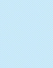 Blue plaid gingham, scottish tartan texture, grid graph paper with rhombus squares pattern, picnic napkin and curtain tablecloth, vector seamless geometric checkered fabric