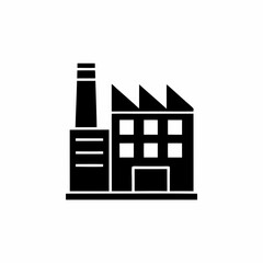 Fototapeta premium creative details Industrial Building Icon Vector Illustration
