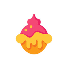 Isomalt Sugar Decoration on Transparent Background  