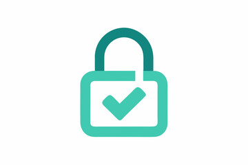 lock icon vector illustration