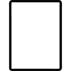 Bold black square border frame, simple, clean, and versatile.