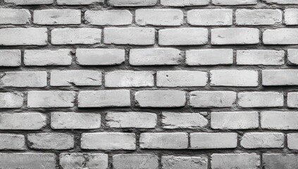 Obraz premium Minimalist Whitewashed Brick Wall with Soft Lighting