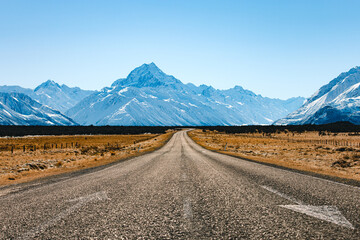 Road to Mount Cook 