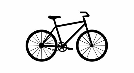 Fototapeta premium vintage bicycle on white background
