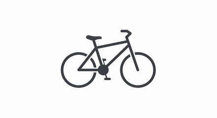 Fototapeta premium bicycle on a white background