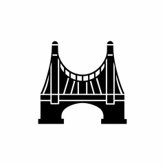 creative details Bridge Icon Vector Illustration