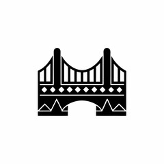 creative details Bridge Icon Vector Illustration