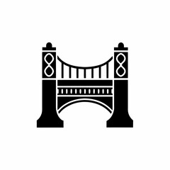 creative details Bridge Icon Vector Illustration