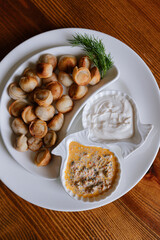 food, meat, meal, dinner, plate, chicken, potato, fish, vegetable, pork, dish, cake, salad, dessert, soup, russian food, russian kitchen, pies