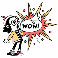 Wow Factor – Speech Bubble Drama in Pop Art