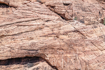 Aztec Sandstone(Jurassic) geological formation.  weathering. Scenic Loop Dr, Red Rock Canyon National Conservation Area, Las Vegas, Clark County, Nevada. Mojave Desert. 
