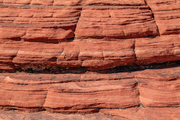 Aztec Sandstone(Jurassic) geological formation. weathering. Scenic Loop Dr, Red Rock Canyon National Conservation Area, Las Vegas, Clark County, Nevada. Mojave Desert. 