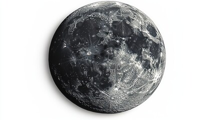 Fototapeta premium the moon sticker transparent background,stock photo