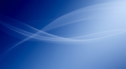 Fototapeta premium Serene Blue Abstract: Fluid Light, Deep Hues AI Generated