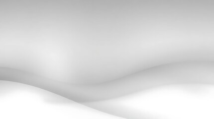 Soft Abstract White and Grey Wavy Gradient Background