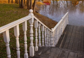 Obraz premium railing with balusters