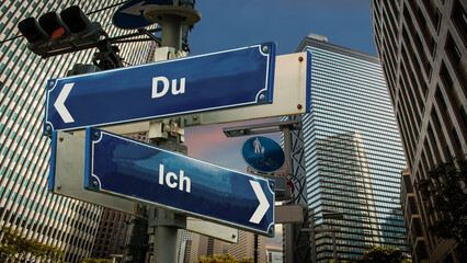 Signposts the direct way to ME versus YOU