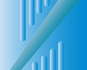 Abstract Blue Geometric Pattern, Modern and Minimalist Design