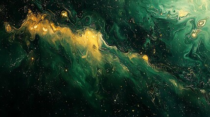 Obraz premium Vibrant smoke ribbon glows in stars high resolution picture