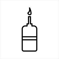 Interior Desk Lamp Icon Vector