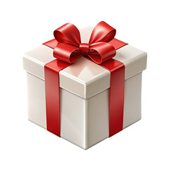 gift box isolated on transparent background
