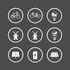 Ecology Icon Sets for Green, Nature & Environmental Projects