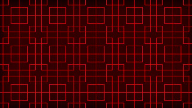 Decorative Chinese vintage golden square geometric seamless pattern