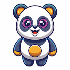Cute cartoon panda