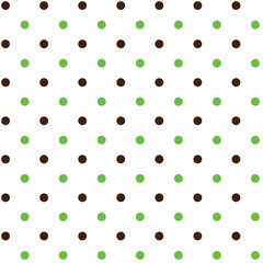 Trendy Dual Color Polka Dot Seamless Pattern for Backgrounds and Wrapping Papers