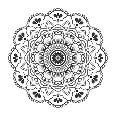 Ornamental luxury mandala pattern	
